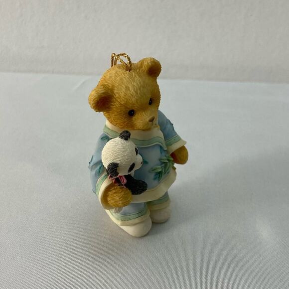 Cherished Teddies Chinese Boy Hanging Ornament 450960 Enesco 1998 Vintage - Picture 5 of 8